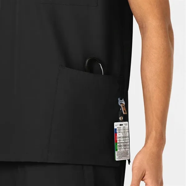 WonderWink W123 Unisex 4 Pocket Utility Scrub Top - WonderWink W123 Unisex 4 Pocket Utility Scrub Top - Image 2 of 15