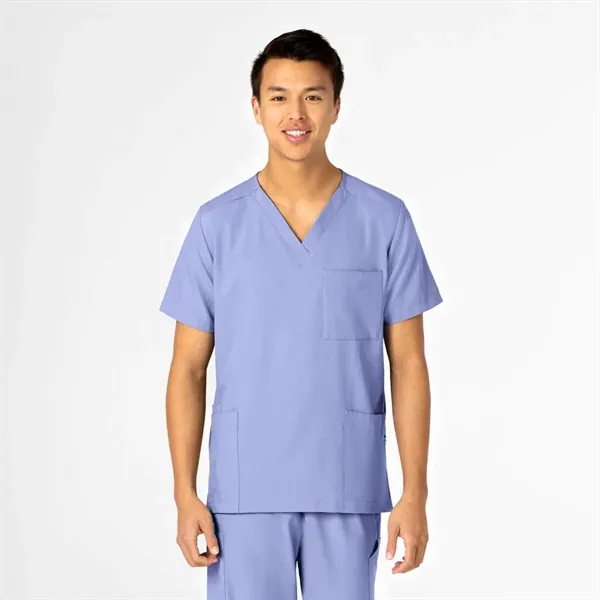 WonderWink W123 Unisex 4 Pocket Utility Scrub Top - WonderWink W123 Unisex 4 Pocket Utility Scrub Top - Image 9 of 15