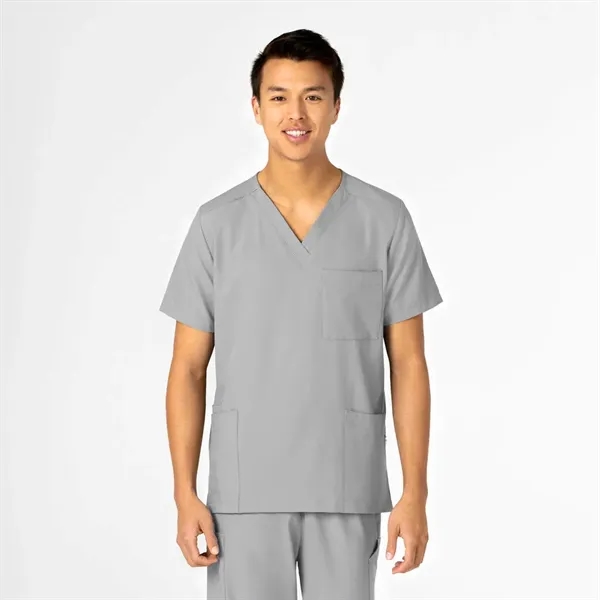 WonderWink W123 Unisex 4 Pocket Utility Scrub Top - WonderWink W123 Unisex 4 Pocket Utility Scrub Top - Image 10 of 15