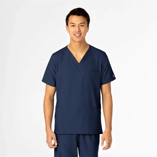 WonderWink W123 Unisex 4 Pocket Utility Scrub Top - WonderWink W123 Unisex 4 Pocket Utility Scrub Top - Image 11 of 15