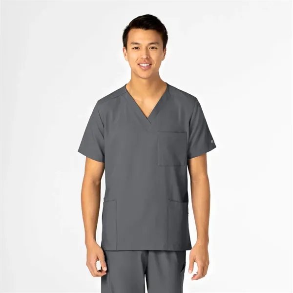 WonderWink W123 Unisex 4 Pocket Utility Scrub Top - WonderWink W123 Unisex 4 Pocket Utility Scrub Top - Image 12 of 15