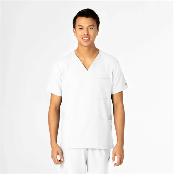 WonderWink W123 Unisex 4 Pocket Utility Scrub Top - WonderWink W123 Unisex 4 Pocket Utility Scrub Top - Image 14 of 15