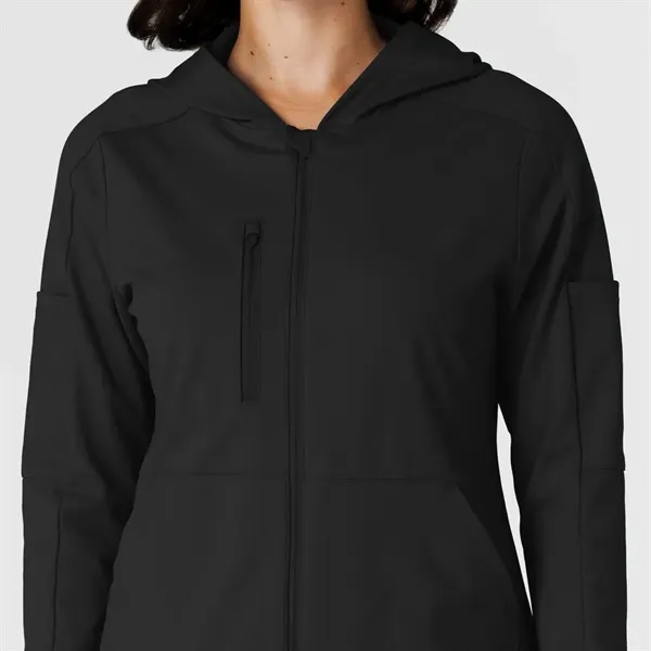 WonderWink RENEW Knit Women's Zip Hoodie - WonderWink RENEW Knit Women's Zip Hoodie - Image 9 of 16