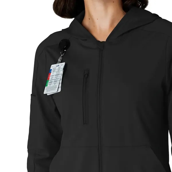 WonderWink RENEW Knit Women's Zip Hoodie - WonderWink RENEW Knit Women's Zip Hoodie - Image 8 of 16