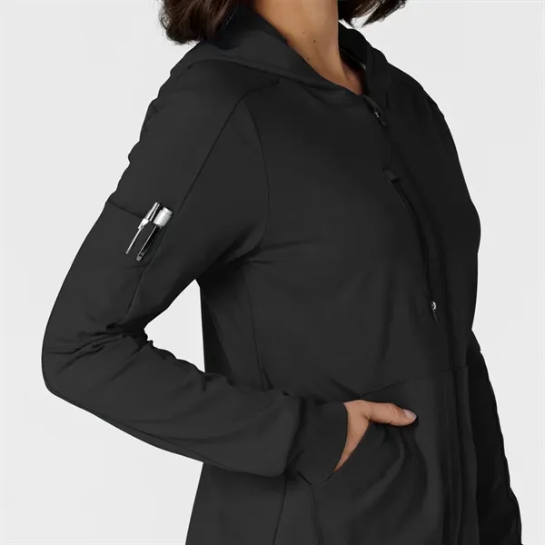 WonderWink RENEW Knit Women's Zip Hoodie - WonderWink RENEW Knit Women's Zip Hoodie - Image 7 of 16