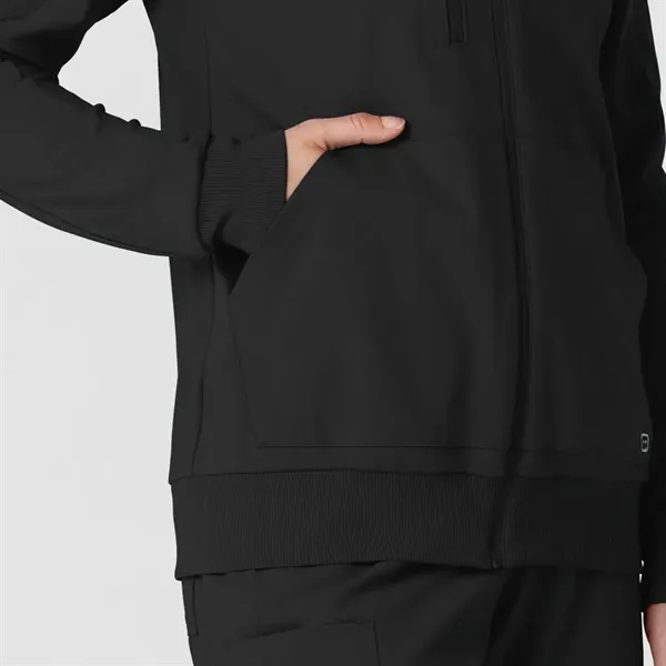WonderWink RENEW Knit Women's Zip Hoodie - WonderWink RENEW Knit Women's Zip Hoodie - Image 4 of 16