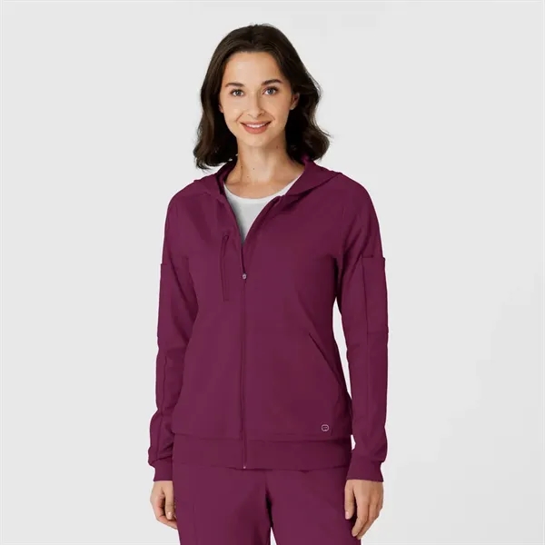 WonderWink RENEW Knit Women's Zip Hoodie - WonderWink RENEW Knit Women's Zip Hoodie - Image 16 of 16