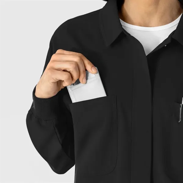 Wonder Wink Nurtur Women's Scrub Shirt Jacket - Wonder Wink Nurtur Women's Scrub Shirt Jacket - Image 3 of 8