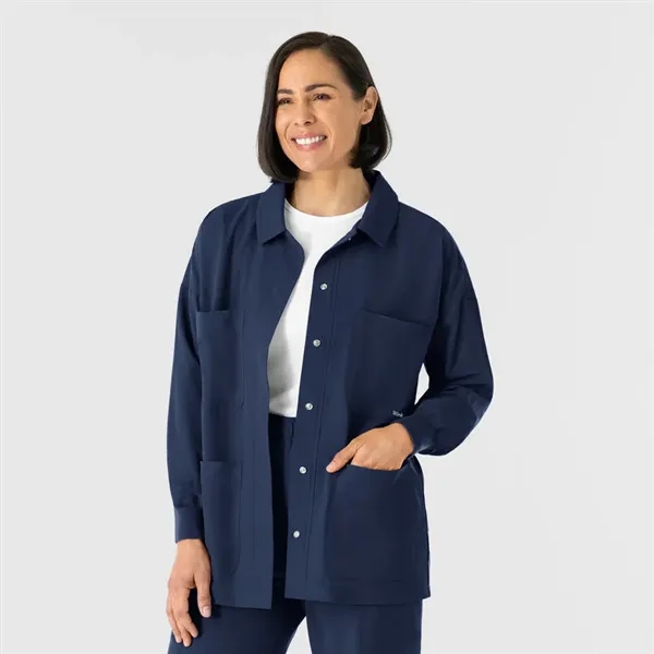 Wonder Wink Nurtur Women's Scrub Shirt Jacket - Wonder Wink Nurtur Women's Scrub Shirt Jacket - Image 6 of 8