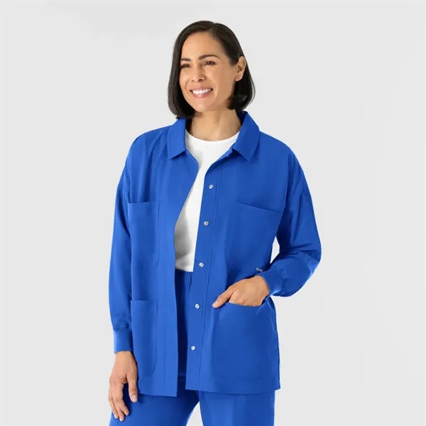 Wonder Wink Nurtur Women's Scrub Shirt Jacket - Wonder Wink Nurtur Women's Scrub Shirt Jacket - Image 8 of 8