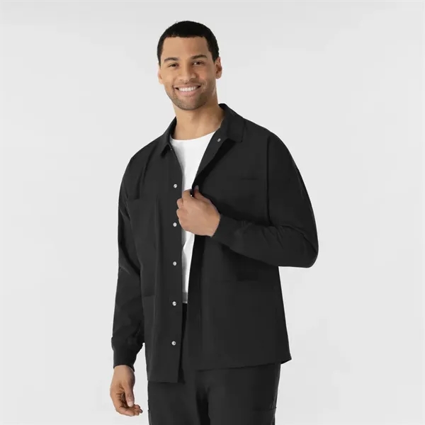 Wonder Wink Nurtur Men's Scrub Shirt Jacket - Wonder Wink Nurtur Men's Scrub Shirt Jacket - Image 0 of 13
