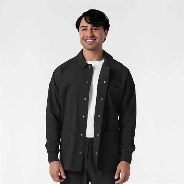 Wonder Wink Nurtur Men's Scrub Shirt Jacket - Wonder Wink Nurtur Men's Scrub Shirt Jacket - Image 7 of 13