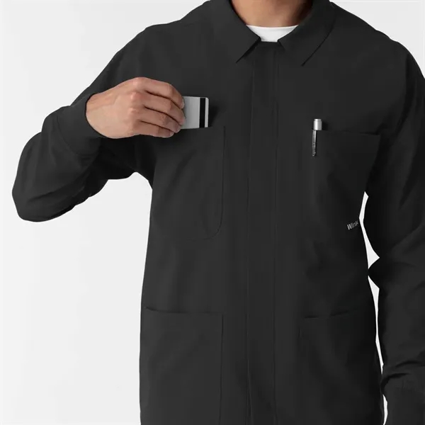 Wonder Wink Nurtur Men's Scrub Shirt Jacket - Wonder Wink Nurtur Men's Scrub Shirt Jacket - Image 6 of 13