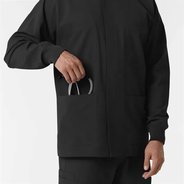 Wonder Wink Nurtur Men's Scrub Shirt Jacket - Wonder Wink Nurtur Men's Scrub Shirt Jacket - Image 5 of 13