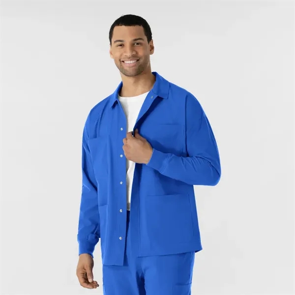 Wonder Wink Nurtur Men's Scrub Shirt Jacket - Wonder Wink Nurtur Men's Scrub Shirt Jacket - Image 13 of 13