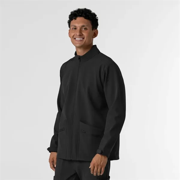 Wonder Wink Layers Men's Soft Shell Scrub Jacket - Wonder Wink Layers Men's Soft Shell Scrub Jacket - Image 11 of 14