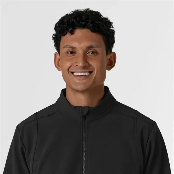 Wonder Wink Layers Men's Soft Shell Scrub Jacket - Wonder Wink Layers Men's Soft Shell Scrub Jacket - Image 10 of 14