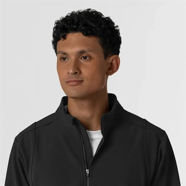 Wonder Wink Layers Men's Soft Shell Scrub Jacket - Wonder Wink Layers Men's Soft Shell Scrub Jacket - Image 9 of 14