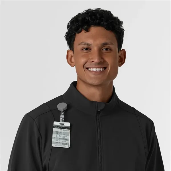 Wonder Wink Layers Men's Soft Shell Scrub Jacket - Wonder Wink Layers Men's Soft Shell Scrub Jacket - Image 8 of 14