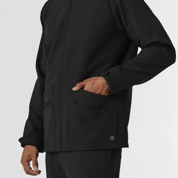 Wonder Wink Layers Men's Soft Shell Scrub Jacket - Wonder Wink Layers Men's Soft Shell Scrub Jacket - Image 5 of 14