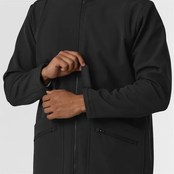 Wonder Wink Layers Men's Soft Shell Scrub Jacket - Wonder Wink Layers Men's Soft Shell Scrub Jacket - Image 3 of 14