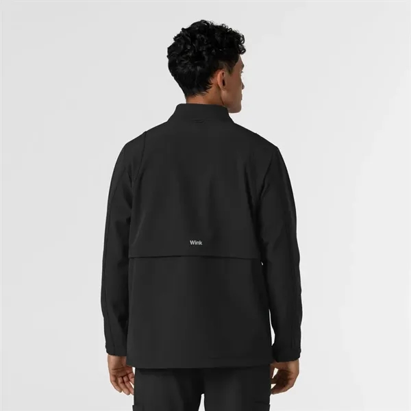 Wonder Wink Layers Men's Soft Shell Scrub Jacket - Wonder Wink Layers Men's Soft Shell Scrub Jacket - Image 1 of 14