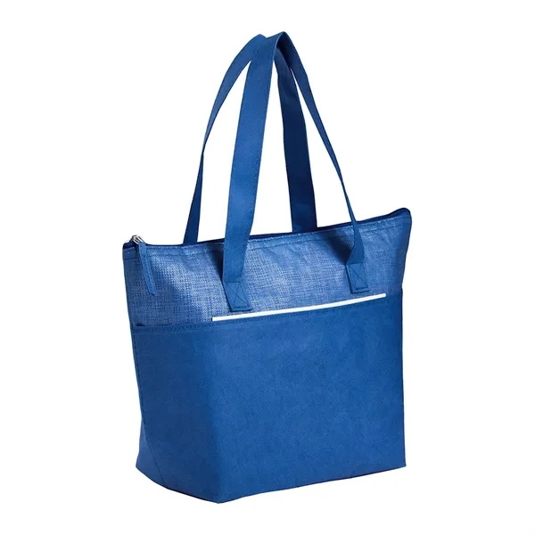 Mist Recycled 9-Can Non-Woven Tote Cooler - Mist Recycled 9-Can Non-Woven Tote Cooler - Image 14 of 17