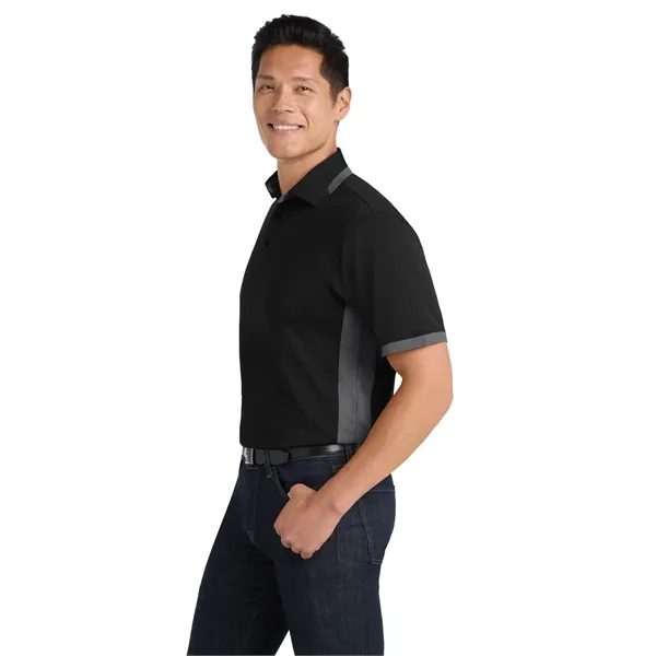 Port Authority Dry Zone Colorblock Ottoman Polo. - Port Authority Dry Zone Colorblock Ottoman Polo. - Image 3 of 19