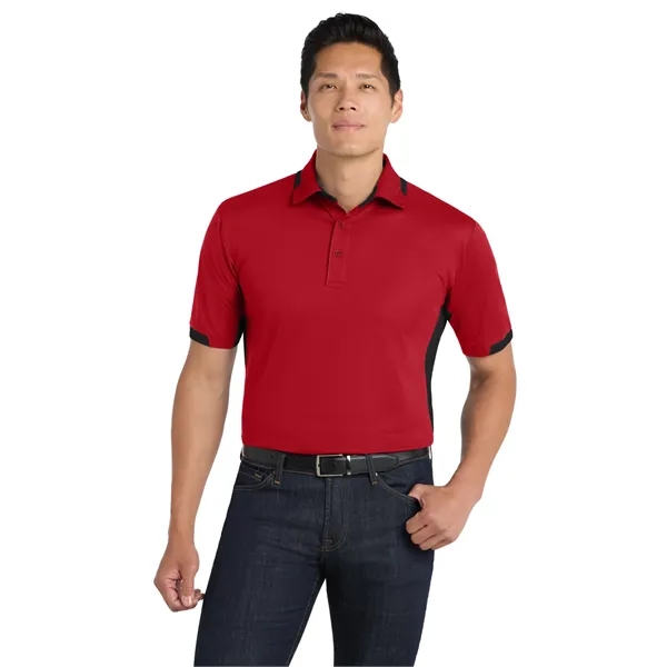 Port Authority Dry Zone Colorblock Ottoman Polo. - Port Authority Dry Zone Colorblock Ottoman Polo. - Image 4 of 19