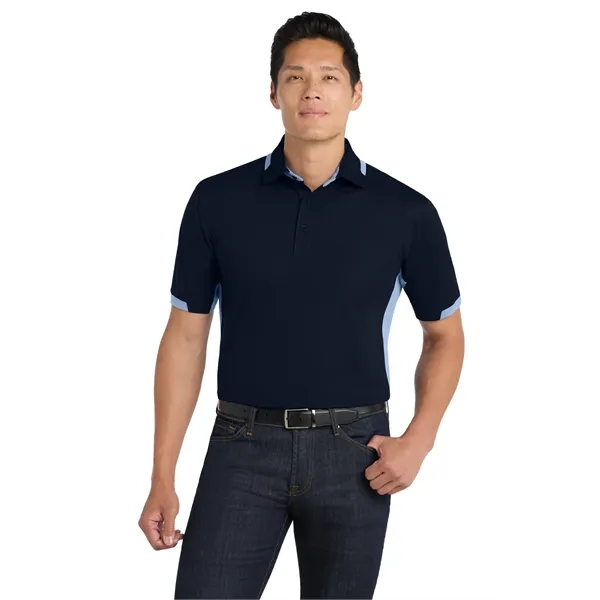 Port Authority Dry Zone Colorblock Ottoman Polo. - Port Authority Dry Zone Colorblock Ottoman Polo. - Image 8 of 19