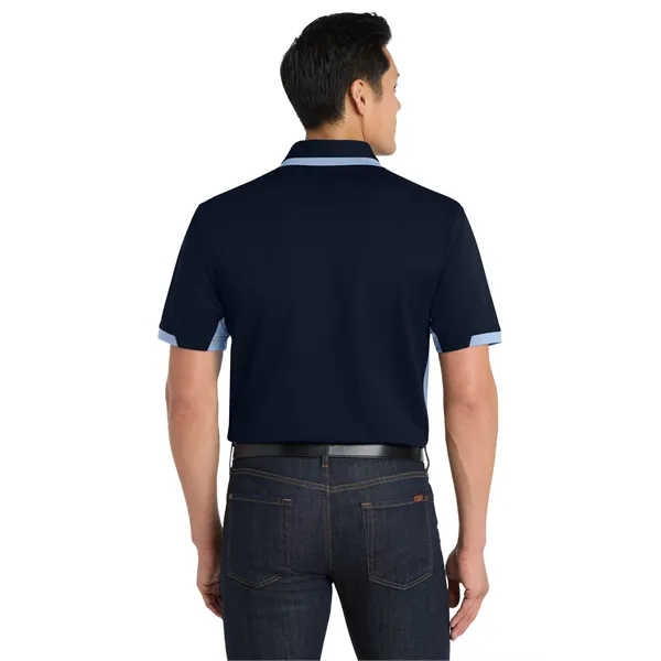 Port Authority Dry Zone Colorblock Ottoman Polo. - Port Authority Dry Zone Colorblock Ottoman Polo. - Image 9 of 19