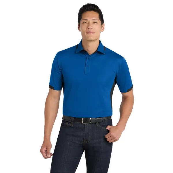 Port Authority Dry Zone Colorblock Ottoman Polo. - Port Authority Dry Zone Colorblock Ottoman Polo. - Image 13 of 19