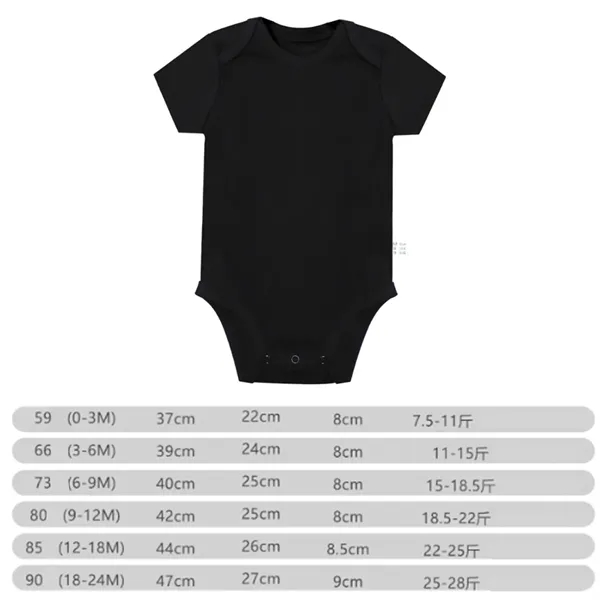 Soft Cotton One Piece Baby Infant Bodysuit - Soft Cotton One Piece Baby Infant Bodysuit - Image 1 of 4