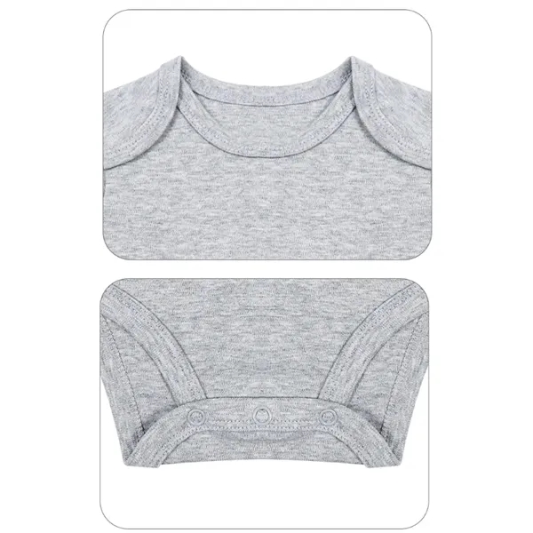 Soft Cotton One Piece Baby Infant Bodysuit - Soft Cotton One Piece Baby Infant Bodysuit - Image 3 of 4