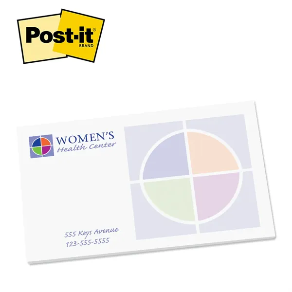 Post-it® Custom Printed Notepad - 3" x 5" - Post-it® Custom Printed Notepad - 3" x 5" - Image 0 of 3