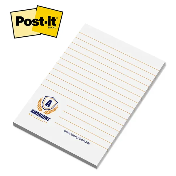 Post-it® Custom Printed Notepad - 4" x 6"