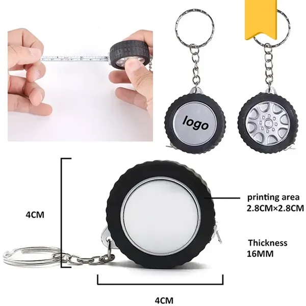 Wheel Style Tape Keychain - Wheel Style Tape Keychain - Image 0 of 17