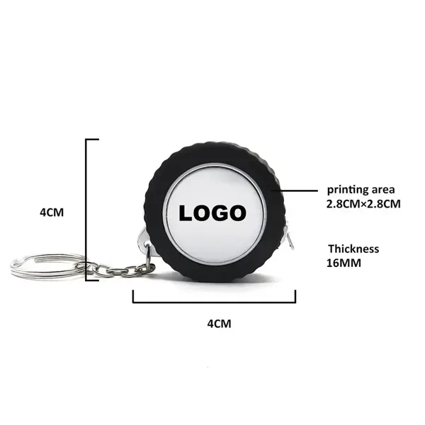 Wheel Style Tape Keychain - Wheel Style Tape Keychain - Image 12 of 17