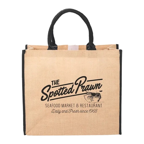 Large Jute Tote - Large Jute Tote - Image 0 of 12