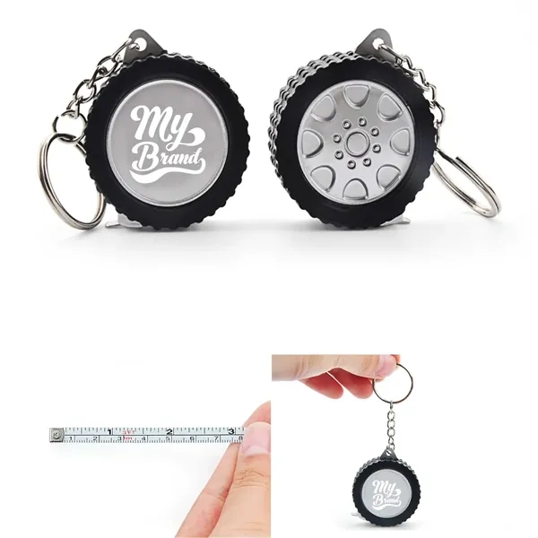 Wheel Style Tape Keychain - Wheel Style Tape Keychain - Image 1 of 17