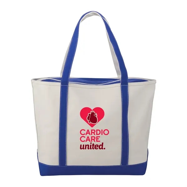 Baltic 24oz Cotton Canvas Tall Zippered Tote - Baltic 24oz Cotton Canvas Tall Zippered Tote - Image 0 of 8