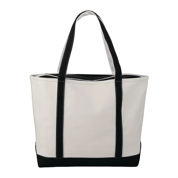 Baltic 24oz Cotton Canvas Tall Zippered Tote - Baltic 24oz Cotton Canvas Tall Zippered Tote - Image 1 of 8
