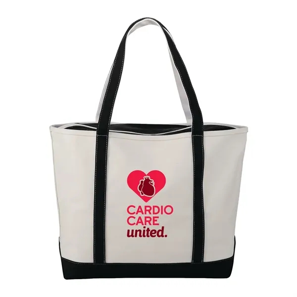 Baltic 24oz Cotton Canvas Tall Zippered Tote - Baltic 24oz Cotton Canvas Tall Zippered Tote - Image 2 of 8