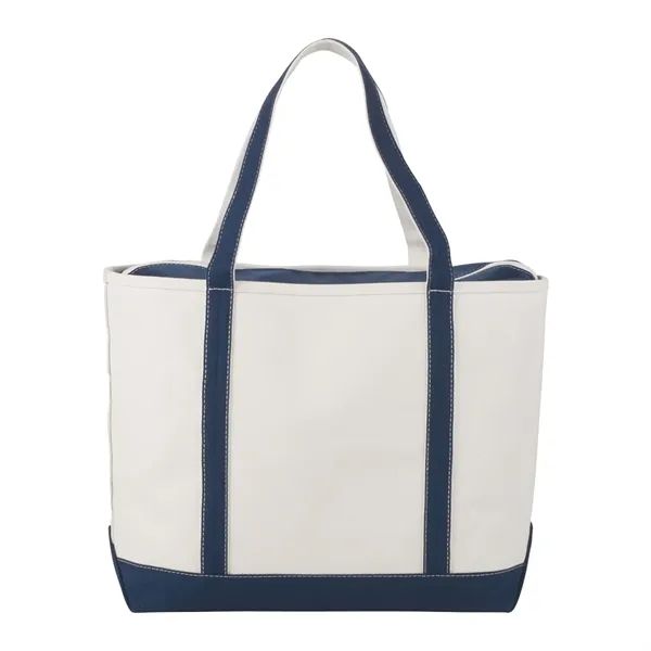 Baltic 24oz Cotton Canvas Tall Zippered Tote - Baltic 24oz Cotton Canvas Tall Zippered Tote - Image 3 of 8
