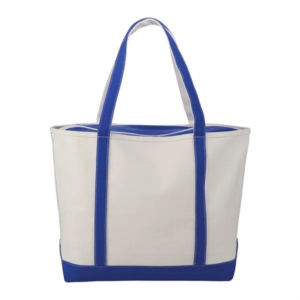 Baltic 24oz Cotton Canvas Tall Zippered Tote - Baltic 24oz Cotton Canvas Tall Zippered Tote - Image 6 of 8