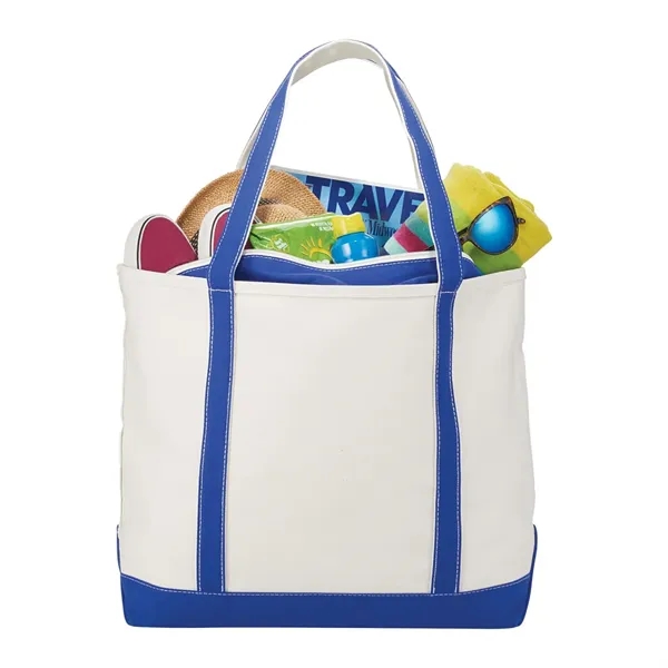 Baltic 24oz Cotton Canvas Tall Zippered Tote - Baltic 24oz Cotton Canvas Tall Zippered Tote - Image 8 of 8