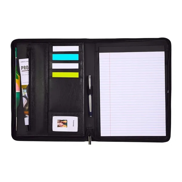 FSC® Mix Renaissance Zippered Padfolio - FSC® Mix Renaissance Zippered Padfolio - Image 2 of 2
