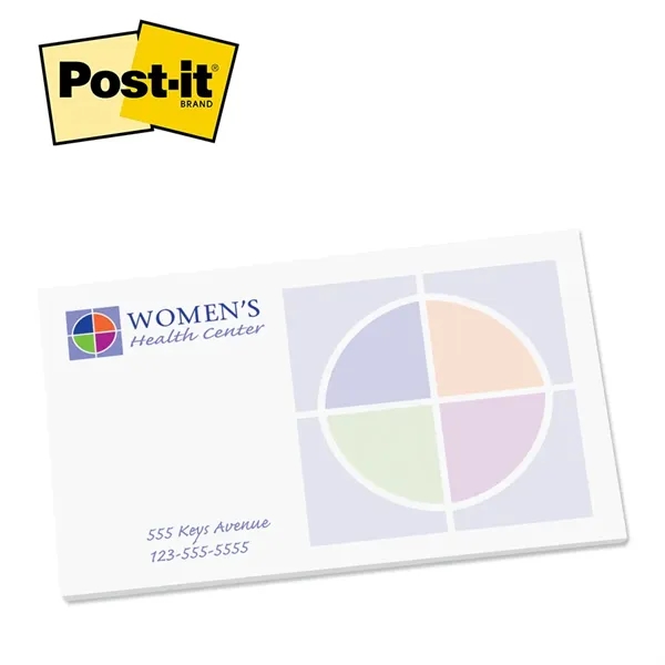 Post-it® Custom Printed Notepad - 3" x 5"