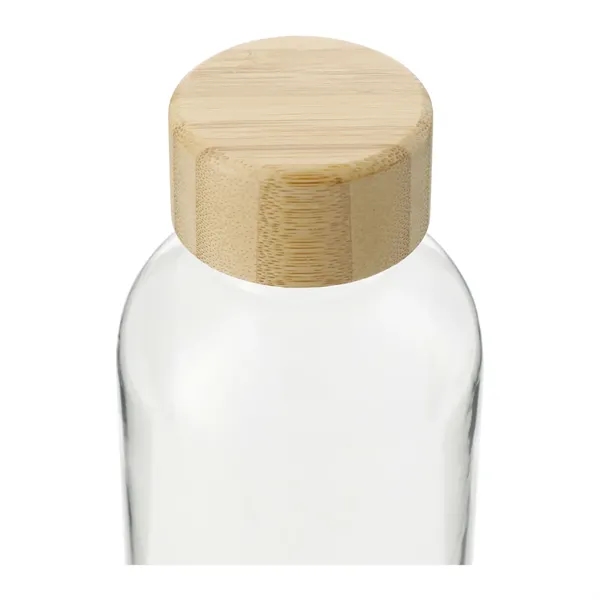 Sona 22oz RPET Bottle w/ FSC® 100% Bamboo lid - Sona 22oz RPET Bottle w/ FSC® 100% Bamboo lid - Image 1 of 8