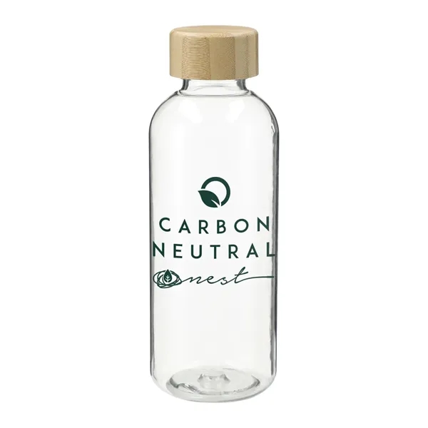 Sona 22oz RPET Bottle w/ FSC® 100% Bamboo lid - Sona 22oz RPET Bottle w/ FSC® 100% Bamboo lid - Image 2 of 8